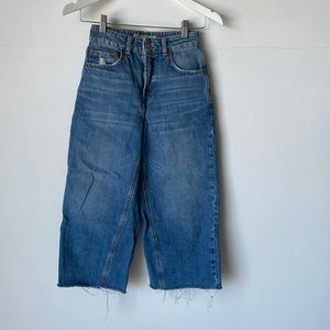 TopShop high waist wide leg jeans